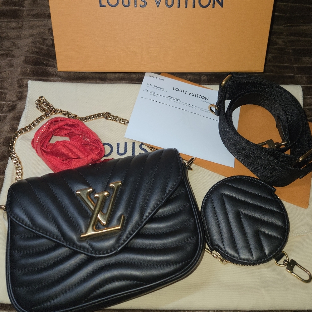 Calfskin New Wave Multi Pochette Black